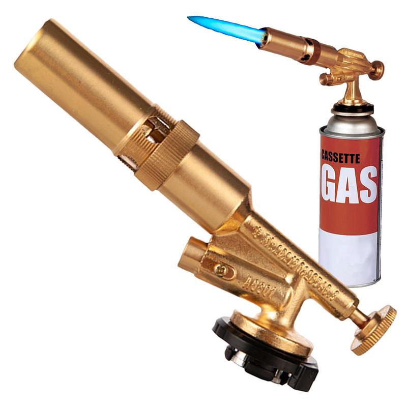 Tragbare Gasflamme Lötlampe Kupfer Messing Gasbrenner Lötung Lötmittel Hohe Temperatur Gasbrenner Schweißen Butan Kochflamme