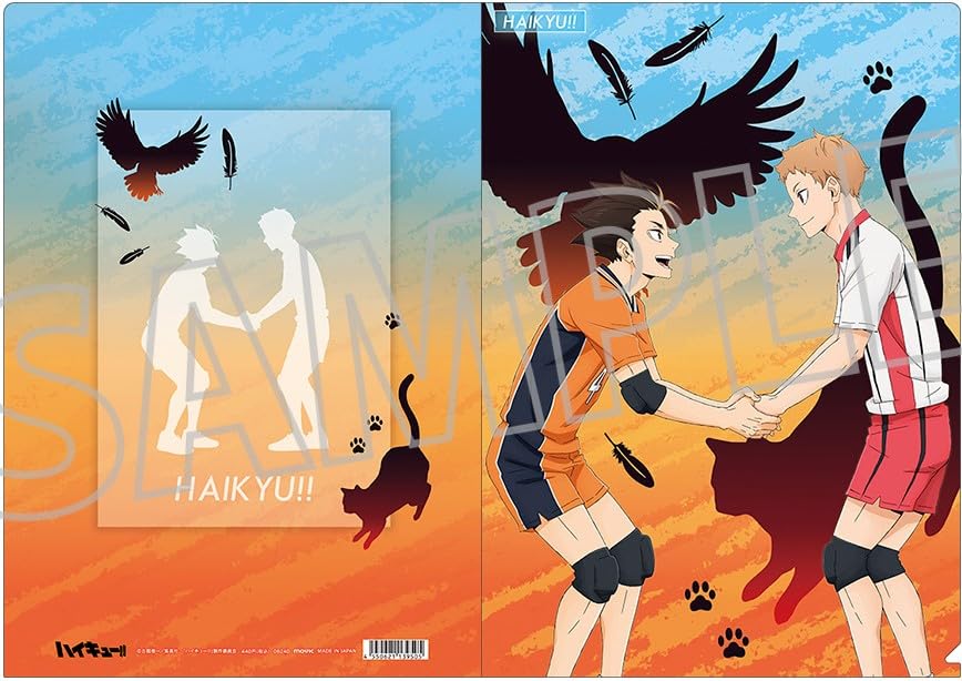 Haikyuu Clear File Nishinoya Yuu Karasuno Yaku Morisuke Nekoma Official Goods
