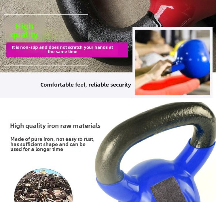 Ev Spor Salonu Kettlebell: 2kg-50kg Erkekler ve Kadınlar için Kettlebell Dambıl