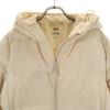 Uniqlo Seamless Down Coat XL Ivory Women Used
