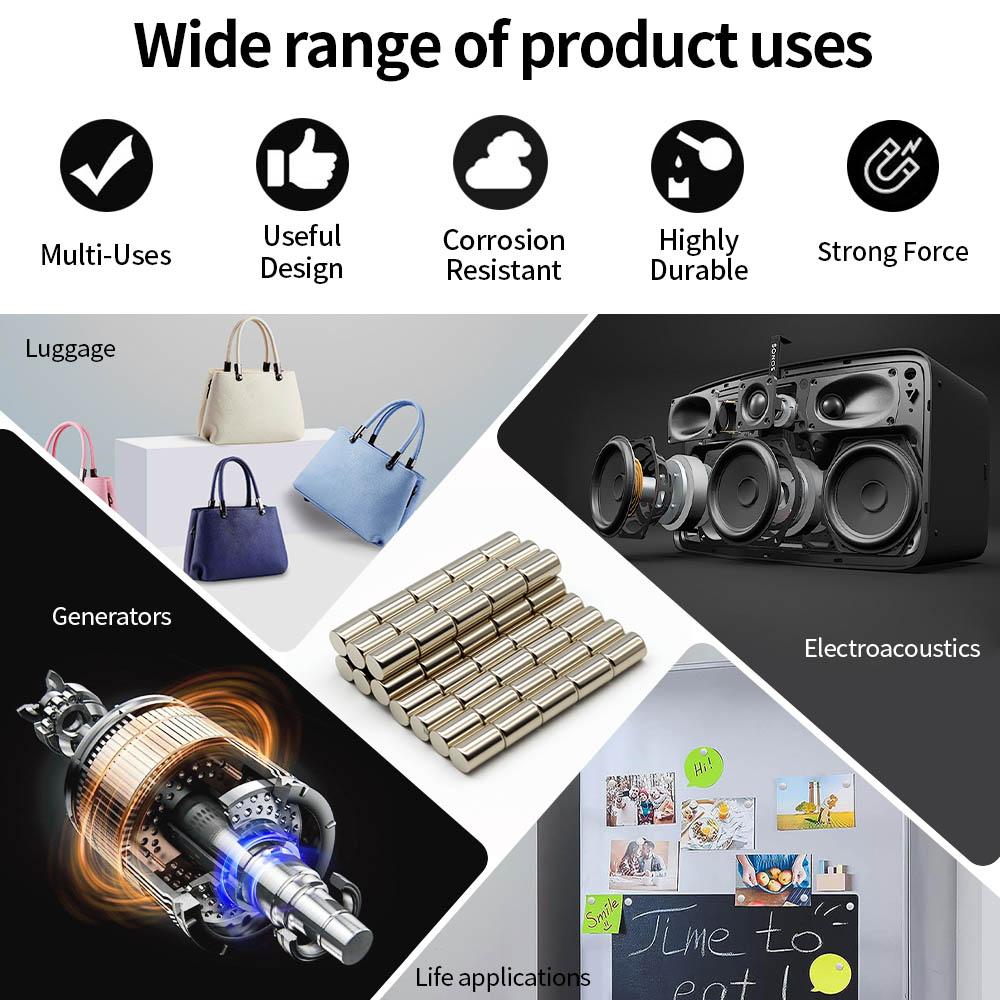 6x10mm Super Strong Neodymium Magnet N35 NdfeB Permanent Magnetic Imanes Round Powerful Magnets Refrigerator Magnet