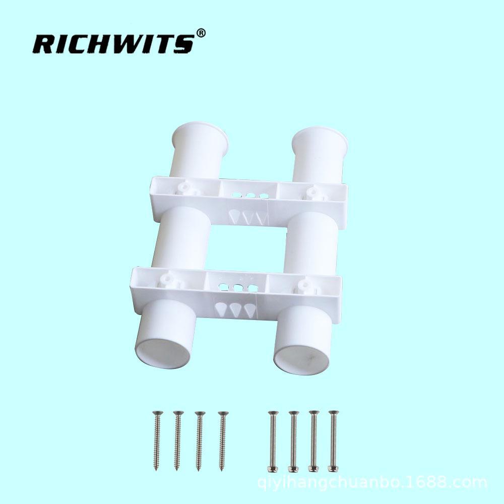 

Металева знімна трубка для вудки Zhibo з пластиковим сидінням для човна Double-tube білий