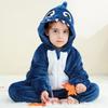 Children's Animal Onesie Pajamas Flannel Sleepwear Winter Warm Homewear Jumpsuit One-Piece Hooded Fleece Rompers Long Sleeve Outfits for Girls Boys