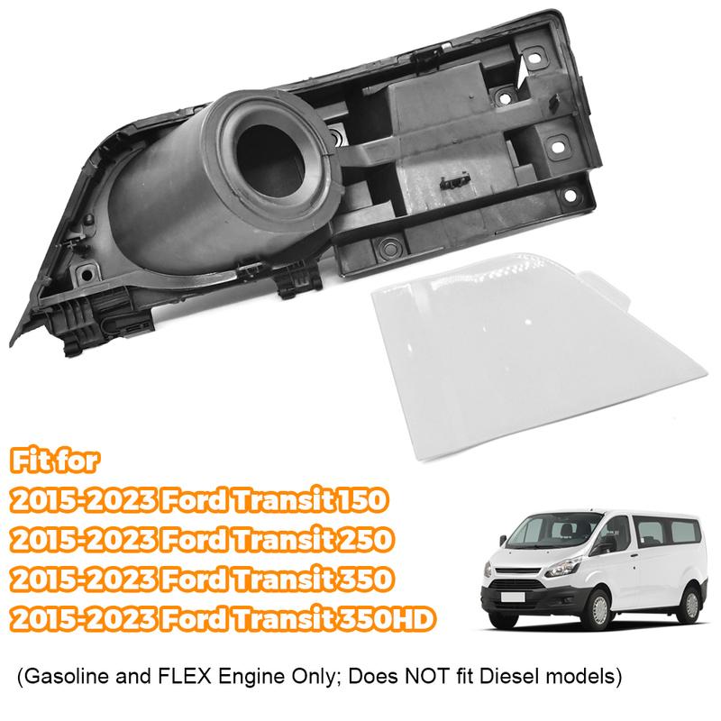 Car Fuel Filler Tank Housing Cover & Flap Cap for Ford Transit 150 250 350 2015 2016 2017 2018