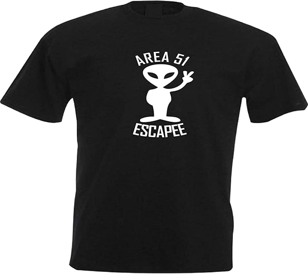 Area 5Alien T Shirt Mens Round Neck Short Sleeves Bottoming T Shirt