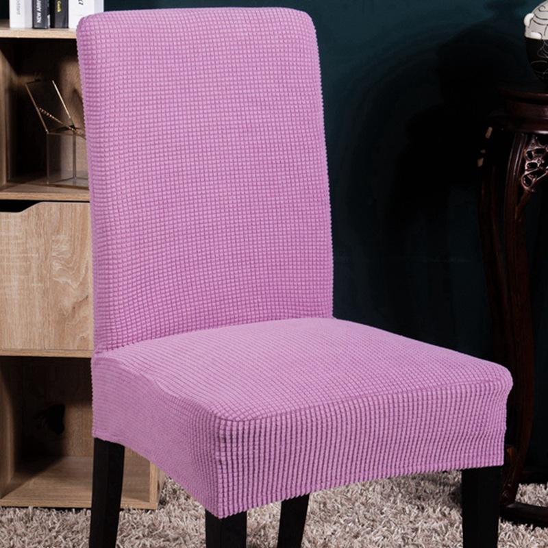 

Чехол на стул из высокоэластичного материала, чехол на спинку стула в отеле, чехол на табурет, простой современный чехол на обеденный стул L49cmX W49cmX D58cm