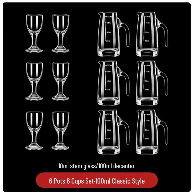Langxi White Wine Glass & Dispenser Set