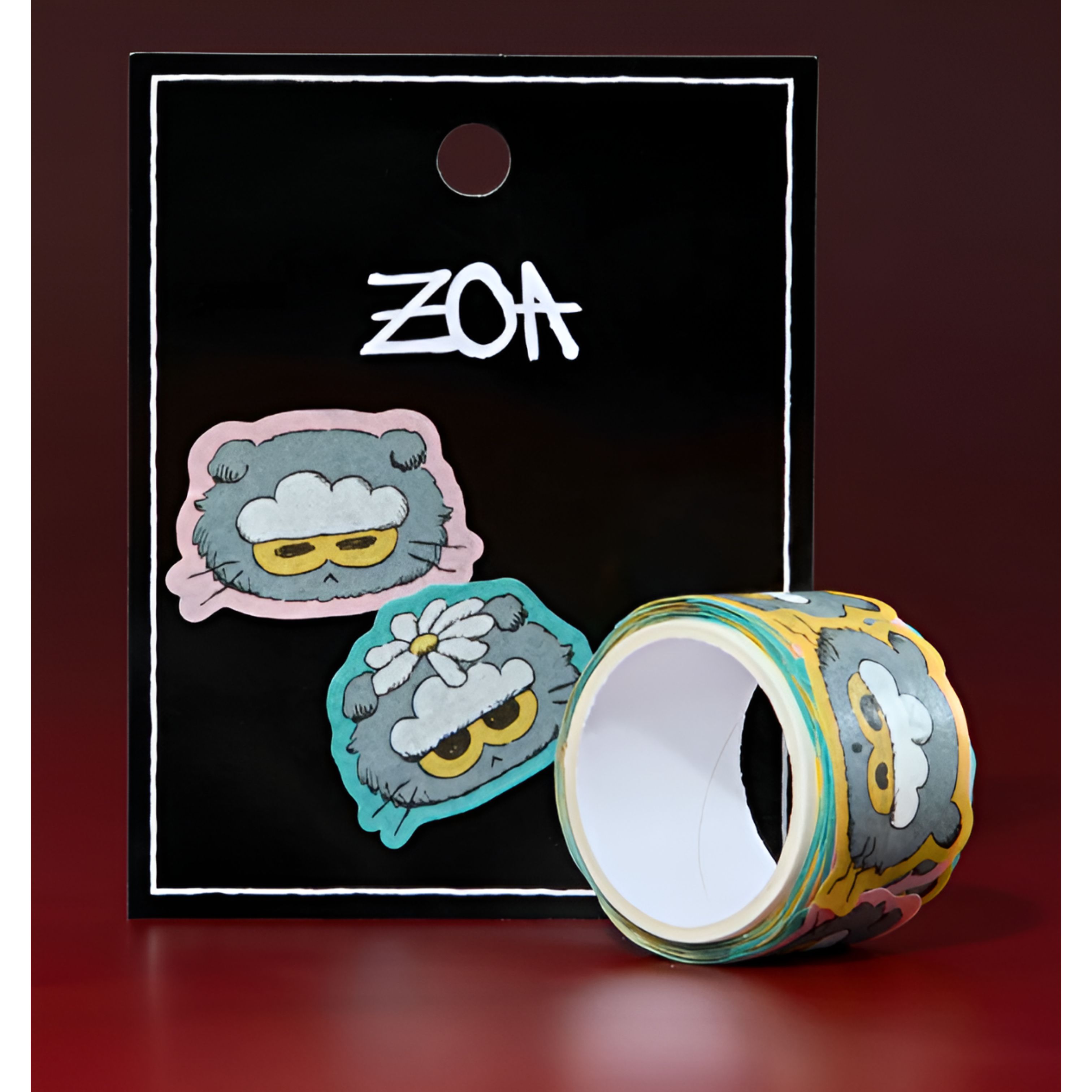 ZO&FRIENDS ZOAFUL Зимние рулонные наклейки – ZOA / A&NE / AKIZAKI 01 ZOA