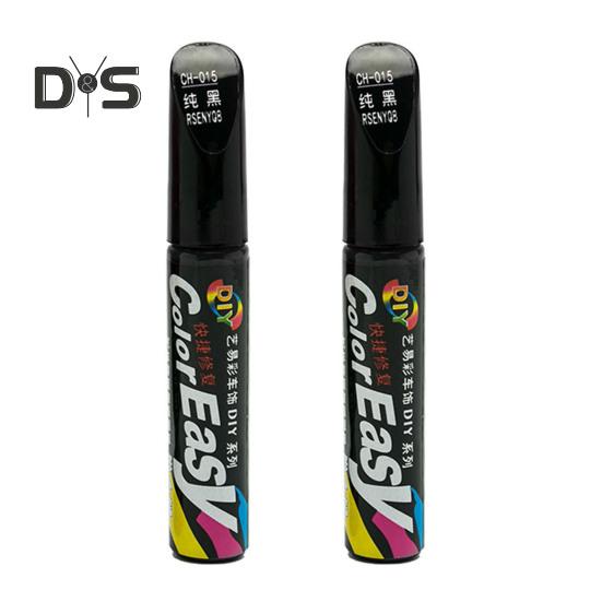 

2 шт., ручки для ремонта царапин на черной краске автомобиля, компактные, портативные, простые в использовании, автомобильные ручки для удаления царапин и подкраски 2pcs чёрный