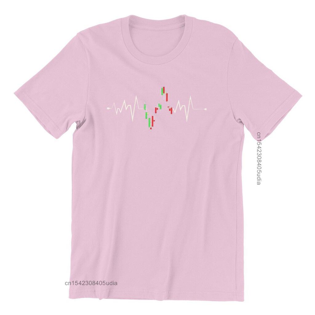 Stock Ekg Investor Trader Heartbeat Stock Market Unisex Jersey T-Shirt Printing Rife Mens Top T-Shirts Custom