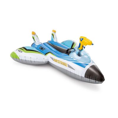 INTEX (Intex) Inflatable Float Ride-On Water Gun Plane Ride-On 57536 [Pattern Cannot Be Specified] [Genuine Japanese Product]