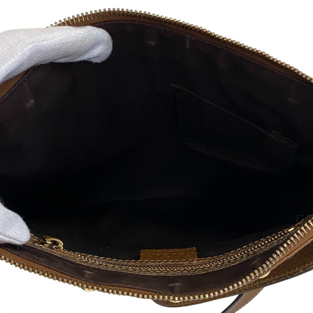 GUCCI 120893 Studs crossbody GG canvas GG canvas Shoulder Bag Brown GG canvas unisex Used