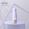 Compact Black Capsule Umbrella with UV and Rain Protection - Five-Fold Design