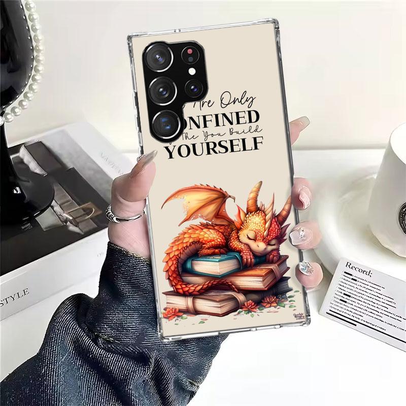 F-Fourth W-Wing Dragon Soft Phone Case For Samsung Galaxy S22 S23 S24 S25 Edge S26 Ultra S20 FE S21 Plus + Fundas Coque Galaxy S