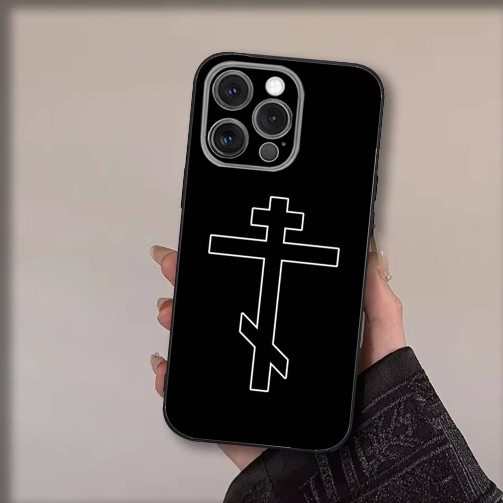 

Orthodox Christians Phone Case For iPhone 17,16,15,14,13,12,11,Pro,Max,Plus,Air,X,XS,XR,SE,8,7,Mini,Soft Black Funda iPhone16se4