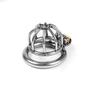 Stainless Steel Male Chastity Device Cock Ring Cage for Men Sex Toys