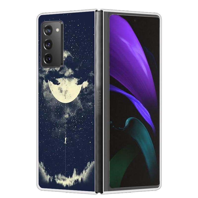 For Samsung Galaxy Z Fold2 Fold4 Fold5 Case Shockproof Hard Plastic PC Back Cover For Samsung Galaxy Z Fold 3 5 4 5G Phone Cases