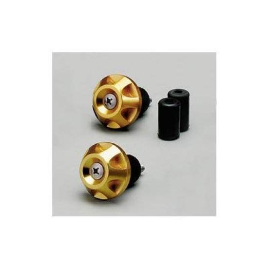 HURRICANE Aluminum Side Cap Gold P34 HB0318G Bar End (Billet) золотой