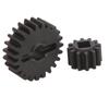 RC Portal Gears 0.8M Portal Gears 12T 23T Steel Gears Compatible for Axial Capra for SCX10 III 110