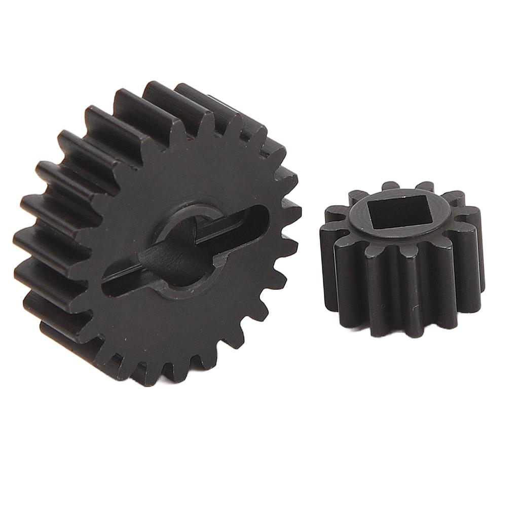 RC Portal Gears 0.8M Portal Gears 12T 23T Steel Gears Compatible for Axial Capra for SCX10 III 110