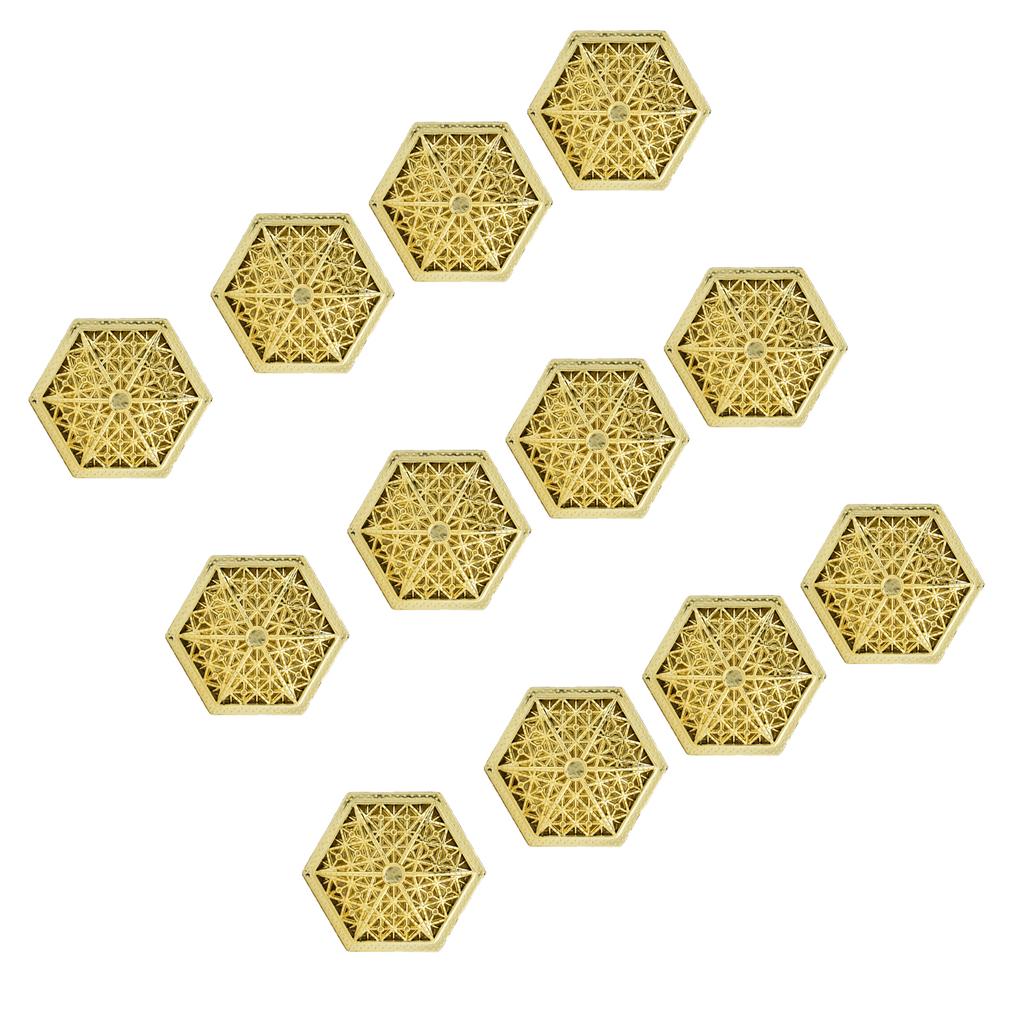 12PCS Hollow Candy Box Plastic Candy Case Container for Wedding Bridal Shower SuppliesGold