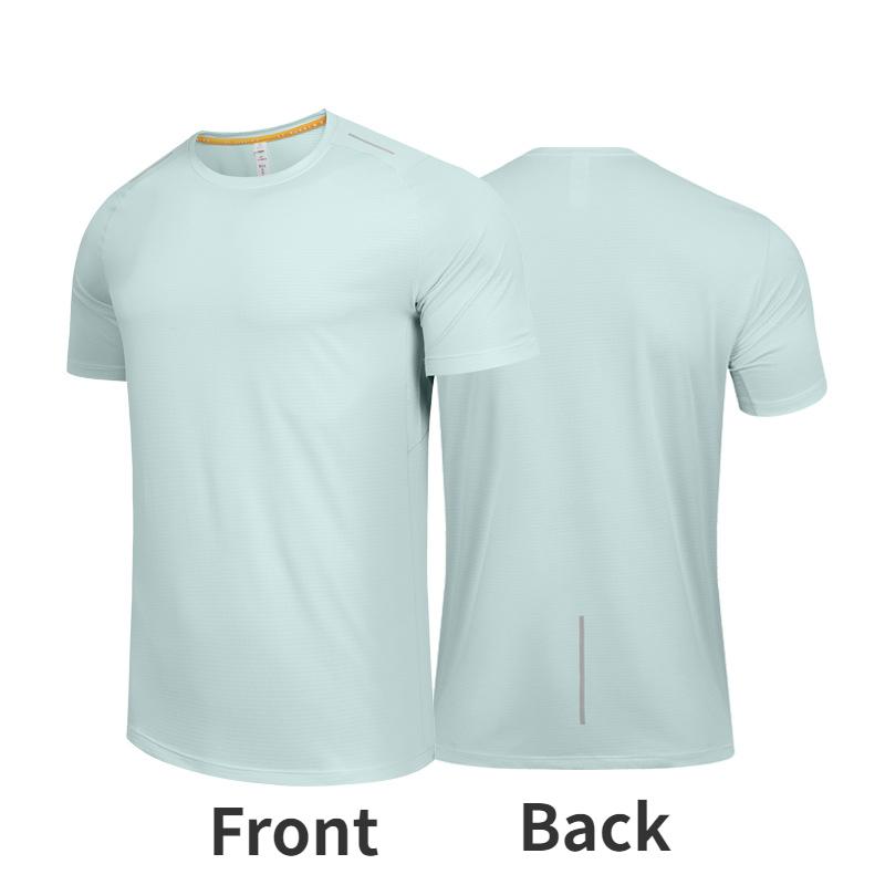 Mens Running Short Sleeve Tees Gym Jogging Tops Outdoor Cycling Sweatshirt Muscle Fit T-shirt for Man Trainin Dry Fit Sweatshirt