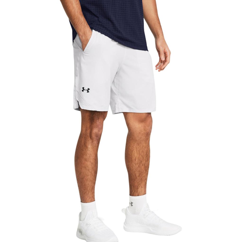 Under Armour Vanish Comfortable Breathable Elastic Mid Waist Five Point Casual Shorts Men Shorts Gray 1370382-014