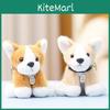 Corgi Plush Toy With Soft Short Plush For Girls Gift And Bag Charm