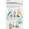Baby Cart Arch Toys Newborn Ocular Development Toys Portable Adjustable Animal Crib Bell Toys Kids Early Education Toys Gifts