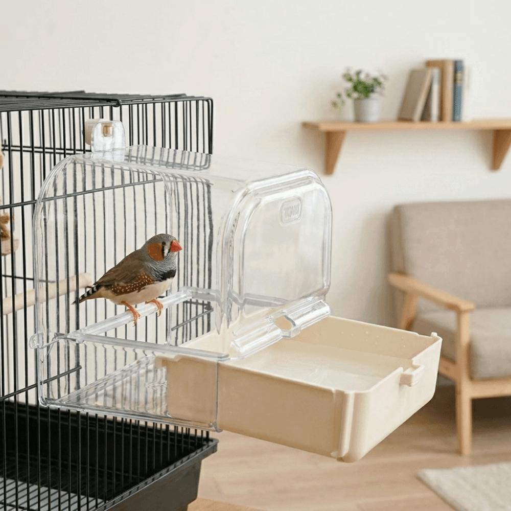 Large Capacity Hanging Bird Bath Wall Mounted Bird Feeder Pet Supplies 3-in-1 Bird Bathtub  Myna