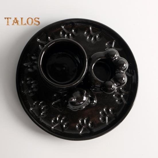 Palo Santo Halter 4-in-1 Räuchergefäß Kerzenhalter Keramik Räucherhalter Aschefänger Schale für Meditation Yoga-Raum Schlafzimmer