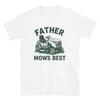 Father Mows Best Retro T Shirt