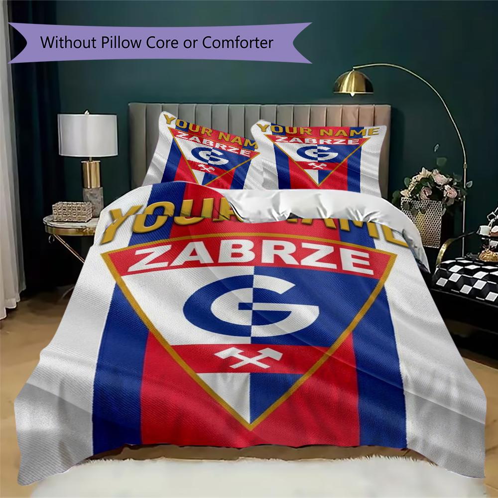 Custom Name Zabrze G 9 Bedding,Quilt Set Quilt Cover Pillowcase Home Birthday Gift(1 * Duvet Cover + 2 * Pillowcase, Without Core)_xia