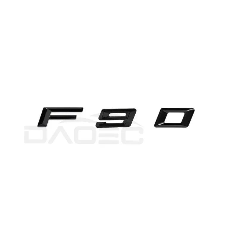 Car 3D ABS Trunk Letters Logo Badge Emblem Decals Styling Sticker For BMW M4 M5 E34 E39 E60 F10 F82 F83 F90 G82 G83 Accessories OT4
