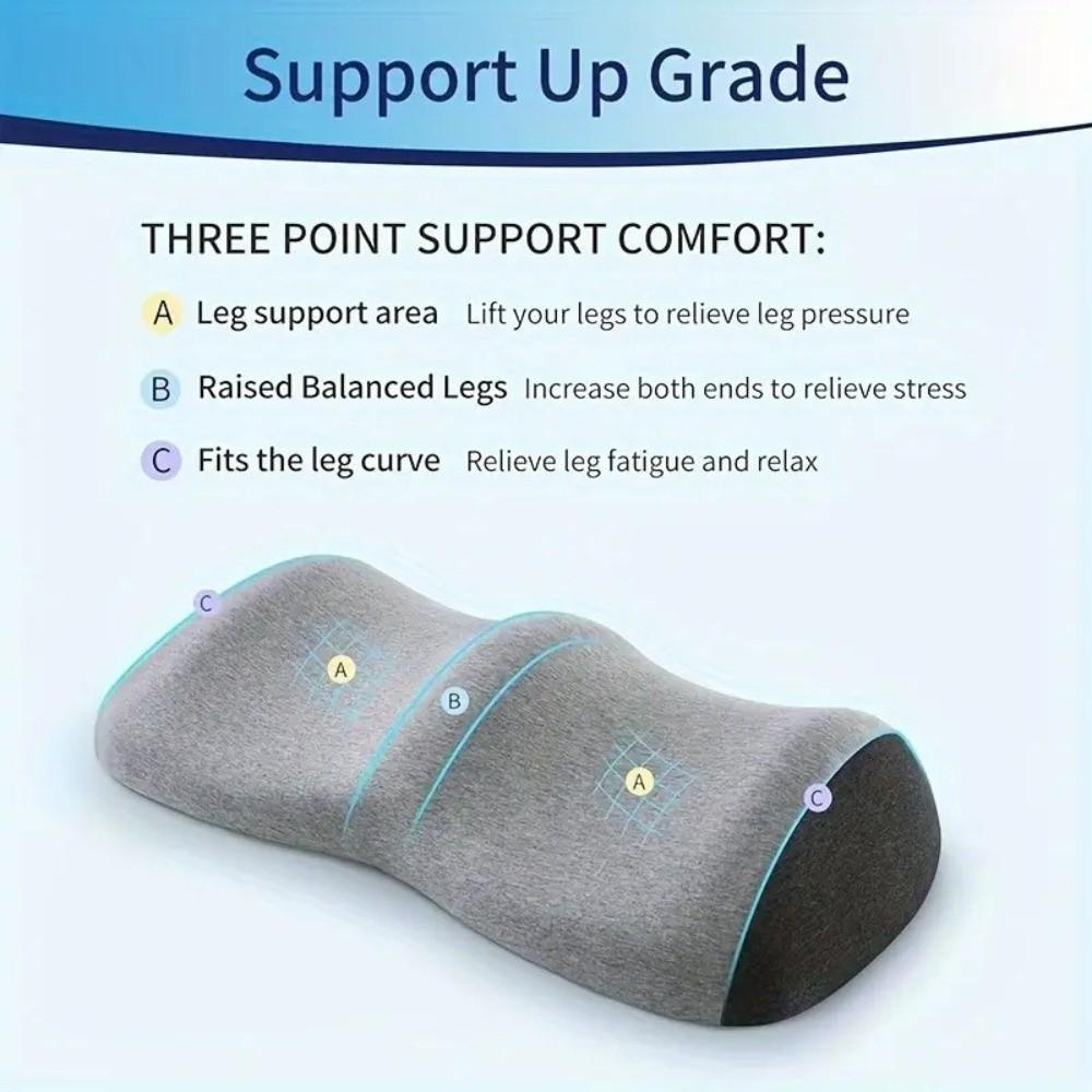 Four Seasons Wave Shape Leg Pillow Rebound Cotton Color Blocking Body Cushion Comfortable Leg Relaxing Cushion Bed Rest