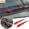 4PCS For 2018-23 Jeep Wrangler JL ABS Red Look Front Window Wiper Cover Trim New