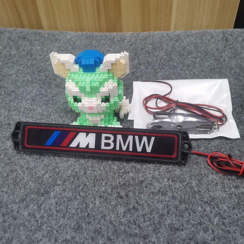 BMW Illuminated M Emblem for Grille: Compatible with 3, 5, GT, 4, 1 (118i), 2, X1, X2, X3, X4, X5 Series.