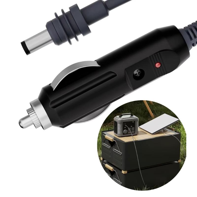 DC12V Car Charging Adapter Cable For MINI Satellite and Other Devices Durability Designing Power Cable
