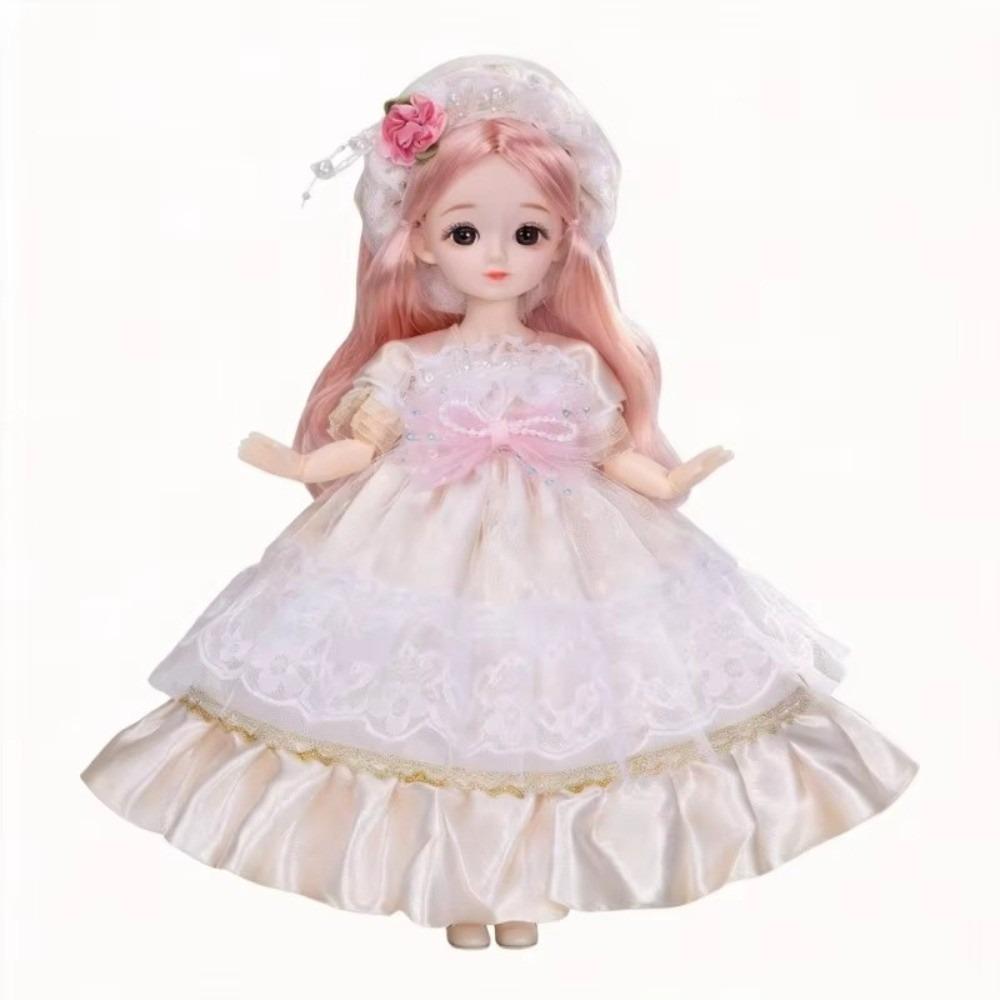 Cute Face BJD Doll Movable Joints Dress Up Doll Fashion Doll Princess Doll Birthday Gift