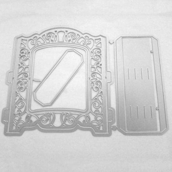 3D Ramka na Kartkę z Pozdrowieniami Drzwi Album na Zdjęcia Tłoczenie Wykrojnik Scrapbook Stencil