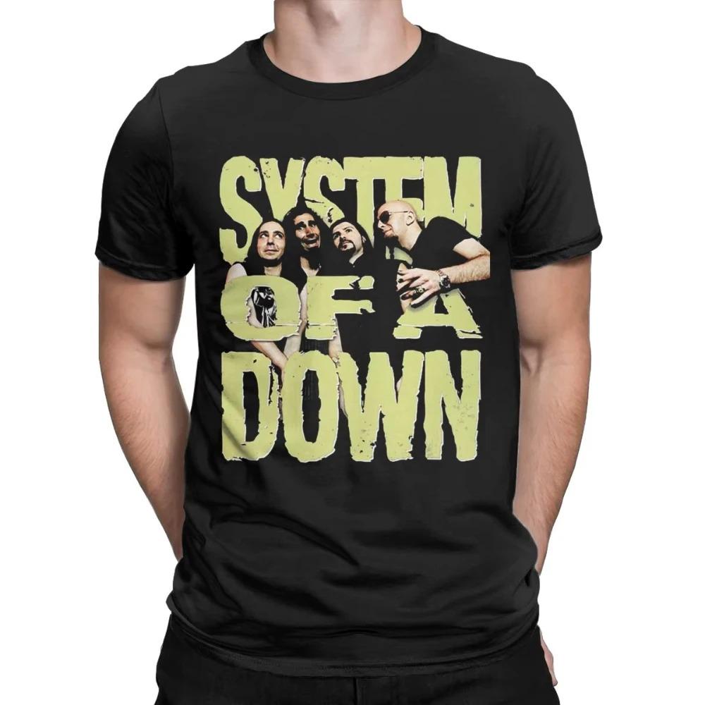2026 New Hot Sale System of A Downs Merch Oversized T-Shirt for Men Women Metal Rock Band Awesome Cotton Graphic Printed Clothing