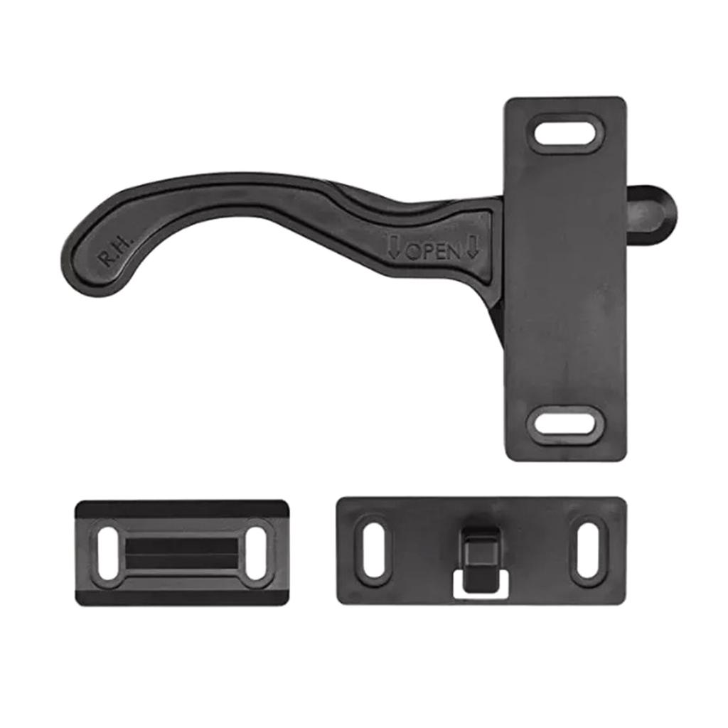 RV Fliegengitter Türriegel Rechts Hand Griff Kit Ersatz für Camper Trailer Wohnmobil RV Eingangstür Hardware mit Schrauben