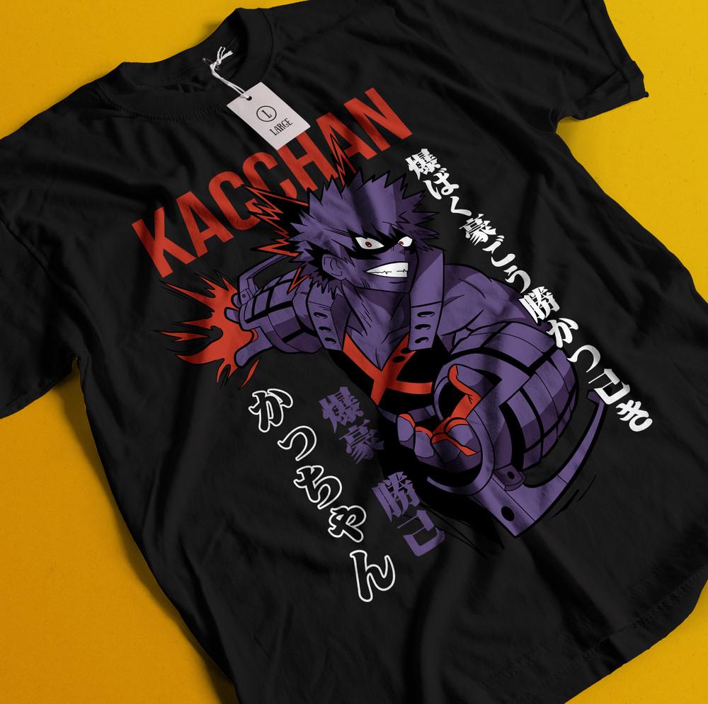 

Bakugo Katsuki T-Shirt My Hero Academia Deku Tee Anime Midoriya Dabi Shoto Shirt 2XL