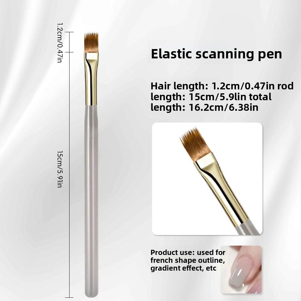 New French Plaid Nail Art Pen Professional Detail Nail Art Liner Brushes Nail Art Grid Pen for Gel Nail Polish