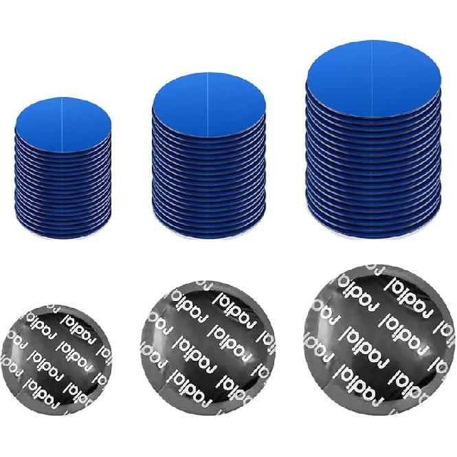 90PCS Tire Repair Patch, 32Mm 42Mm 58Mm Rubber Tyre Puncture For Fast Repair, Round Auto Tire Repair Tool For Car Truck Motorcycle Inner Tire,