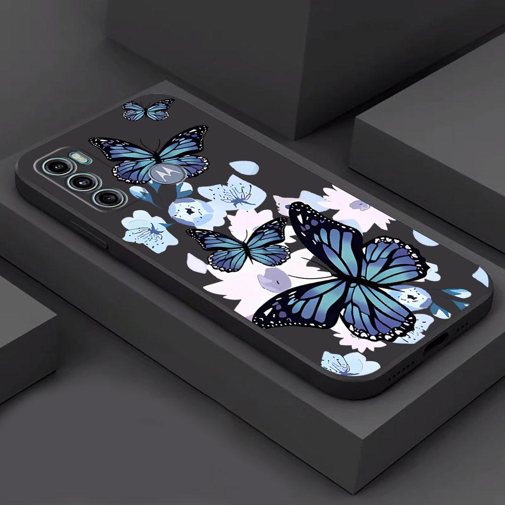 INS Retro Butterfly Phone Case for Motorola Moto Edge 30 Neo Edge 20 Pro One Fusion Plus Edge 40 Pro G9 Plus G200 5G Cover