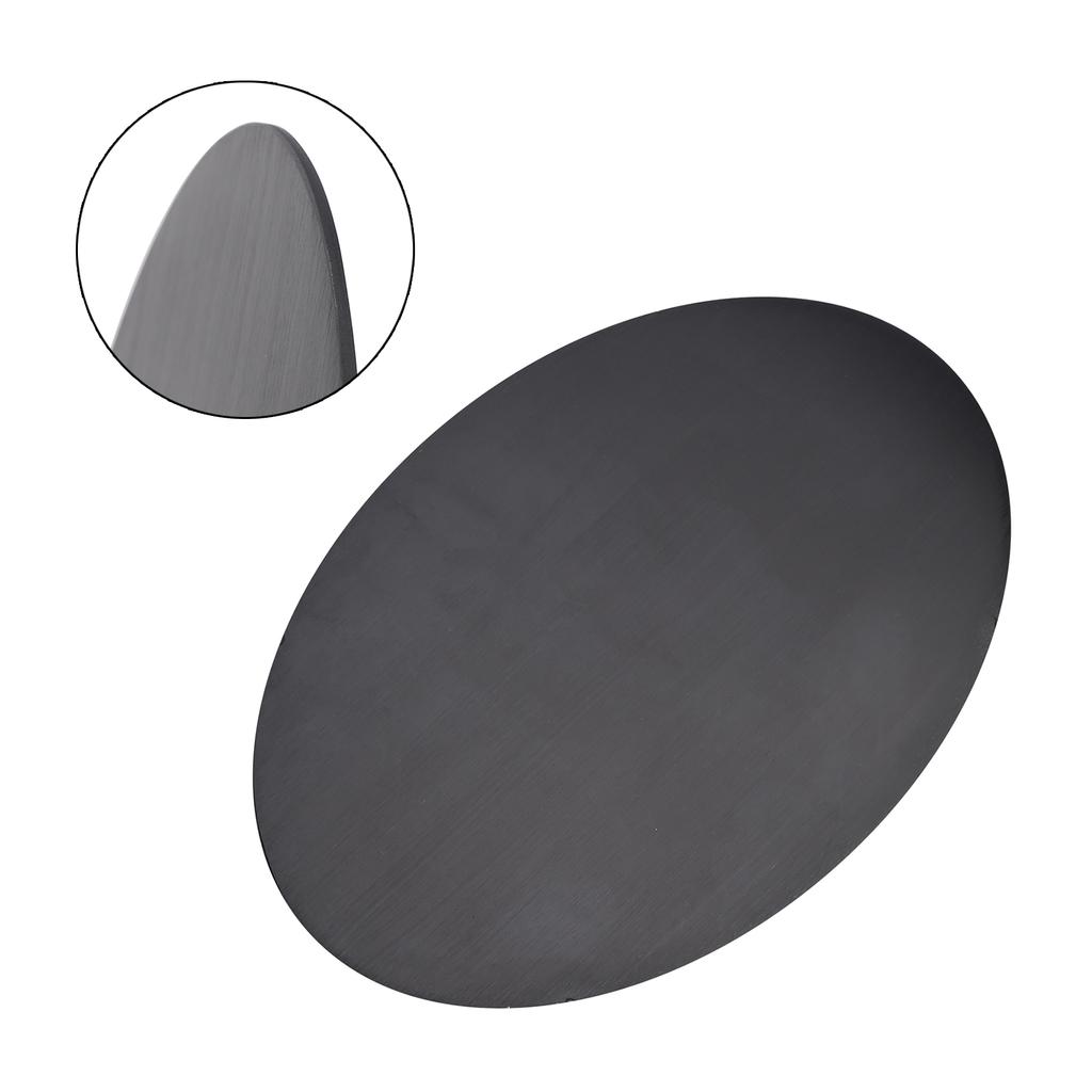 Ovales, leeres Nummernschild aus Aluminiumlegierung, DIY, universell passend für Motorräder