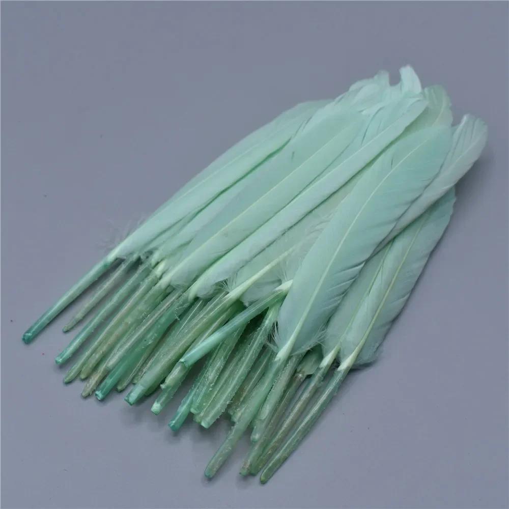 Duck Feathers for Crafts 10-15CM/4-6" Goose Feathers for Jewelry Making White Wedding Feathers Decoration Carnaval Assesoires