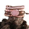 RH Mode Handma Böhmischen Schmuck Boho Armband Gemischt Natürliche Steine Charme 5 Stränge Wrap Armbänder Geschenk DropShipping