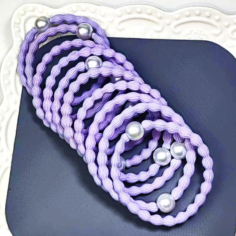 Candy Color High Elasticity Sports Hair Tie - No Damage Classic Ponytail Styling Accessory